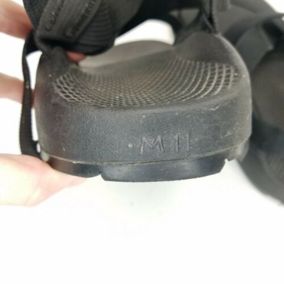 Chaco Z Cloud Black Strappy Sandals Open Toe Water Hiking Shoes Mens Size 11 main image 7